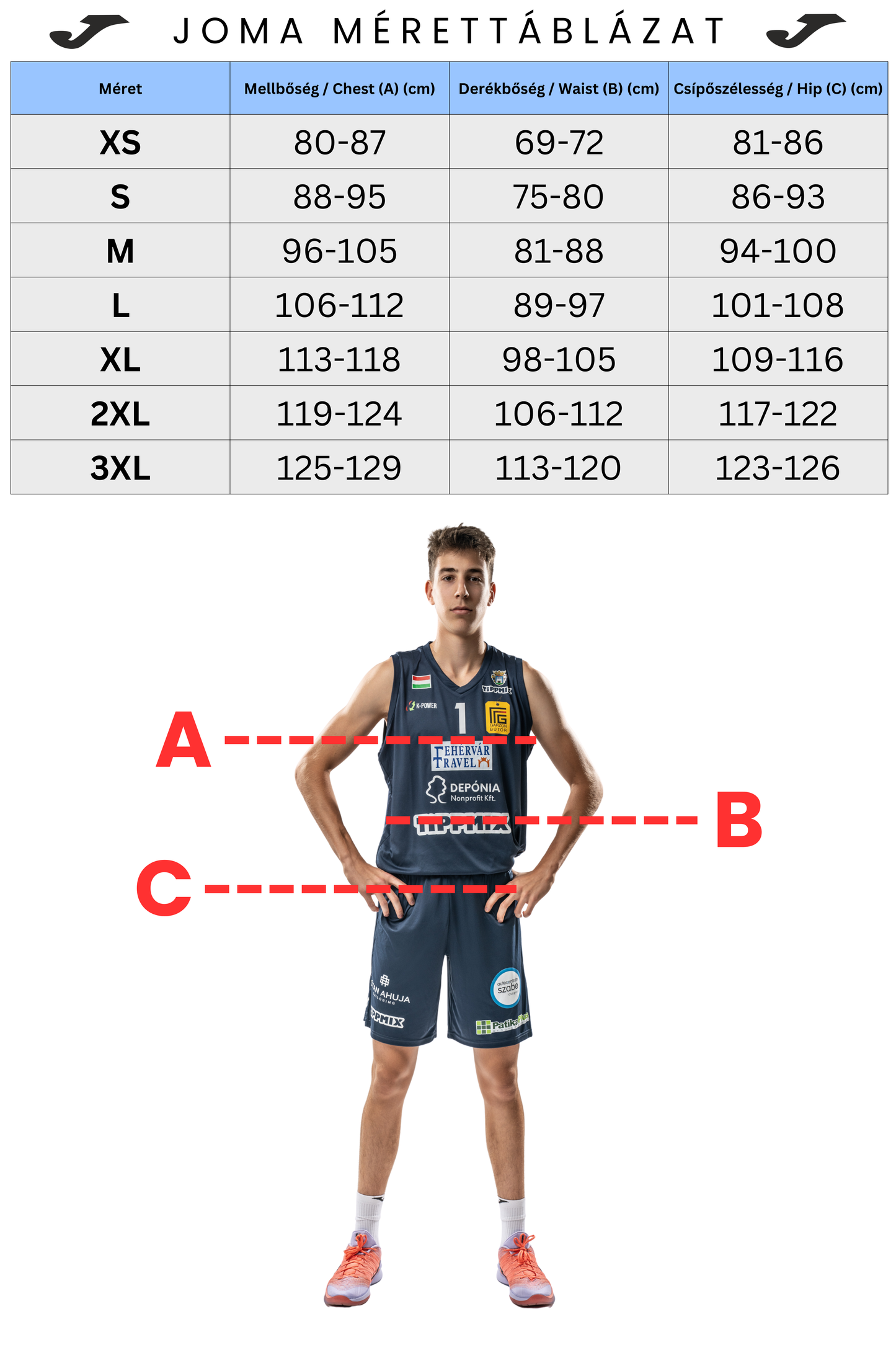 Alba Fehérvár JOMA Kapucnis Pulóver - Royal