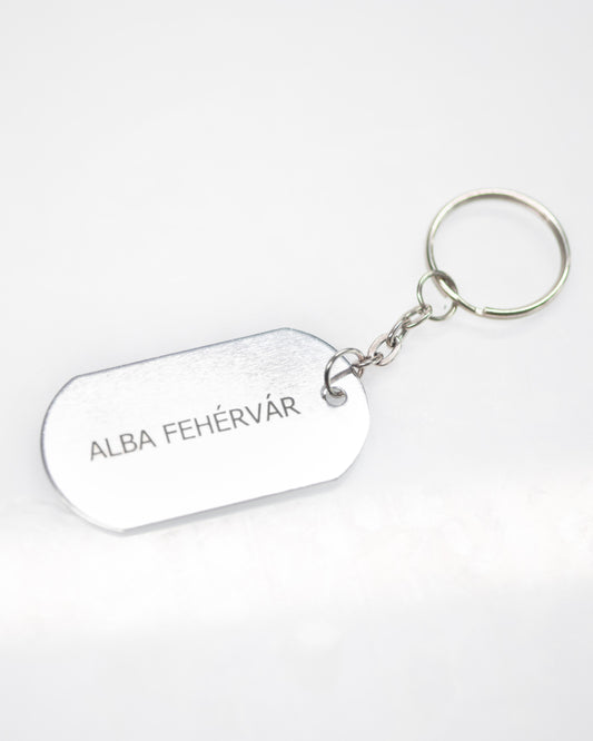 Alba Fehérvár Gravírozott Kulcstartó Biléta