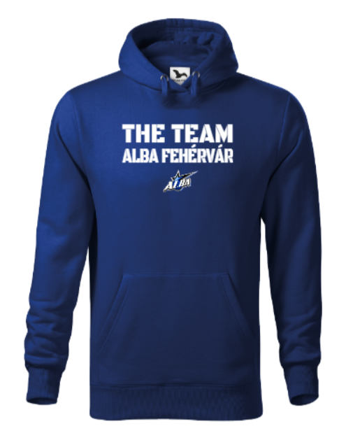 Alba Fehérvár THE TEAM Kenguruzsebes pulóver - Kék