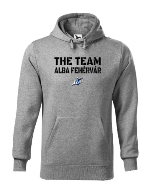 Alba Fehérvár THE TEAM Kenguruzsebes pulóver - Szürke